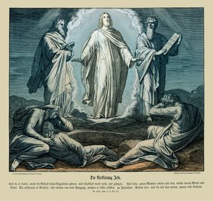Verklärung Jesu, Evangelium nach Lukas von Julius Schnorr von Carolsfeld