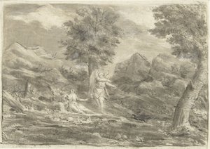 Hagar in der Wüste von Jurriaan Cootwijck