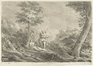 Hagar in der Wüste von Jurriaan Cootwijck
