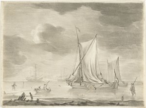 Flusslandschaft von Jurriaan Cootwijck