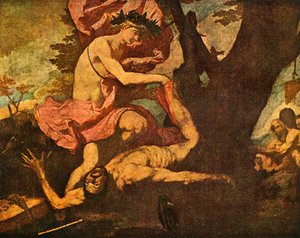 Apollo und Marsyas, 1637, 1938