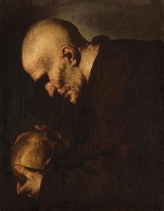 Hl. Petrus von Alcantara in Meditation von Jusepe de Ribera