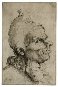 Großer grotesker Kopf, ca. 1622 von Jusepe de Ribera