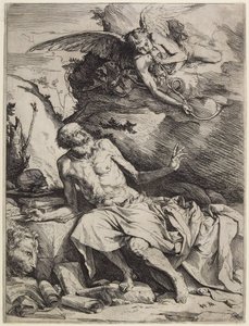 Heiliger Hieronymus hört die Posaune des Jüngsten Gerichts, ca. 1621