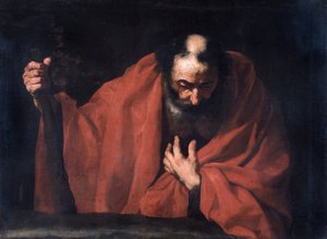 St. Jakobus der Ältere, erste Hälfte des 17. Jahrhunderts von Jusepe de Ribera