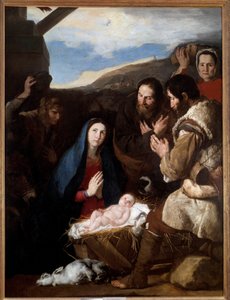 Die Anbetung der Hirten von Jusepe de Ribera