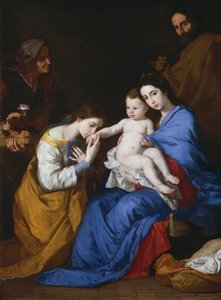 Die Heilige Familie mit den Heiligen Anna und Katharina von Alexandria