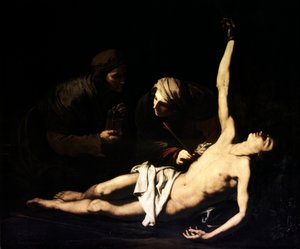 Die Heiligen Sebastian, Irene und Lucia, 1628 von Jusepe de Ribera