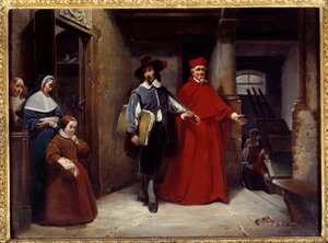 Der Kardinal holt den Maler Jose de Ribera genannt il Spagnoletto (1591-1652) in Neapel ab von Jusepe de Ribera