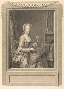 Fräulein und ihre Schwester von Juste Chevillet after Jean Gaspard Heilmann