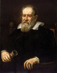Porträt von Galileo Galilei, italienischer Astronom (1564-1642) von Justus (school of) Sustermans