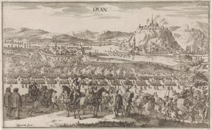 Schlacht bei Párkány im Jahr 1683 von Justus van den Nijpoort
