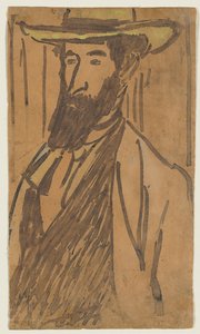 Porträt von Aristride Maillol von József Rippl Rónai
