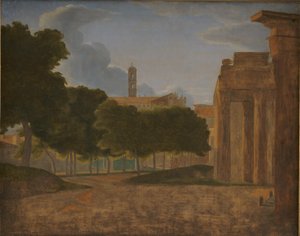 Ansicht des Forum Romanum und der Via Sacra. Im Hintergrund das Kapitol von KMS 3850 Ubekendt