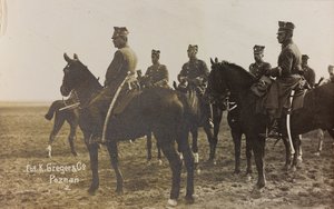 Album "Jack Bosio - Kriegskampagne 1917-1920": Militärmission in Polen (Warschau - Posen) März-April 1919, eine Pferdebatterie in Posen, 03-04/1919 von K. Greger