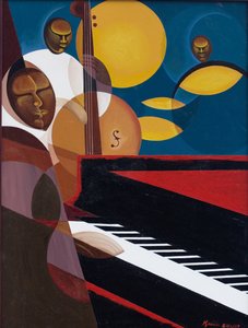 Kobaltblauer Jazz