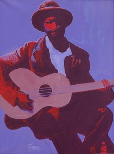 Lila Blues, 2006 von Kaaria Mucherera