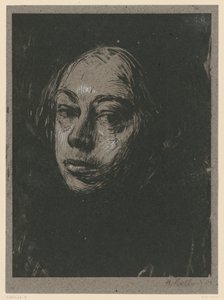 Selbstbildnis nach links (2. Zustand) von Käthe Kollwitz