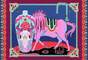 Gnu und Vase, 2021 von Kam Tsz