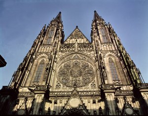 Fassade der Kathedrale von St. Vitus