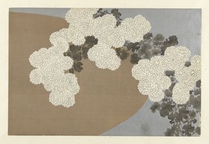 Chrysanthemen, 1909 (Holzschnitt)