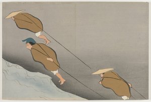 Blumen von hundert Welten (Momoyogusa): Schleppboote von Kamisaka Sekka