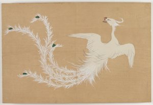 Blumen von hundert Welten (Momoyogusa): Weißer Phönix von Kamisaka Sekka
