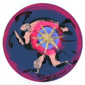 Abstrakter Goldstern
