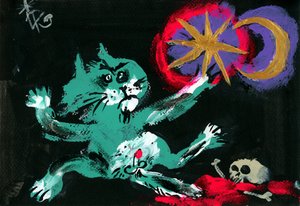 Hexenkatze himmlischer Zauber
