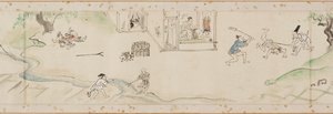 Wunder vollbracht vom Bodhisattva Jizo, Kopie eines Abschnitts einer Handrolle, Edo-Periode, 1627 von Kanō Tan’yū