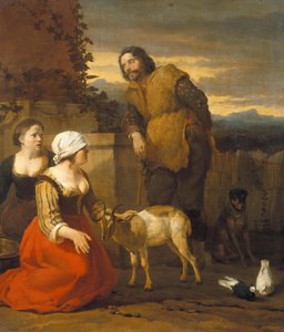 Die kranke Ziege von Karel Dujardin