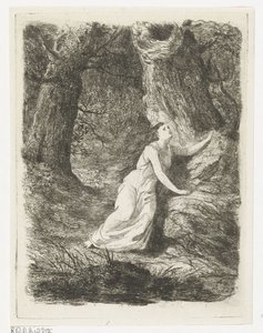 Olwene streift durch den Wald. Aeddon von Karel Frederik Bombled