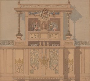 Entwurf für einen Schrank