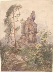 Landschaft mit Ruine