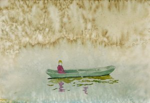 Ruhige Bootsreflexion von Karin Bos