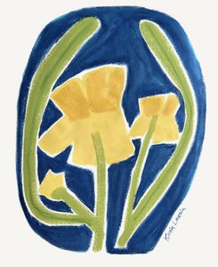 Lebendige gelbe Blumen