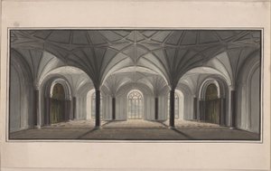 Berlin, Wilhelmstraße. Palais Radziwill. Entwurf zum Gartensaal von Karl Friedrich Schinkel