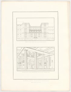 Entwurf zu einem städtischen Wohngebäude, Blatt 67 der Folge "Sammlung architektonischer Entwürfe"