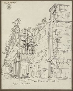 Klosterruine Paulinzella. Ansicht von Westen von Karl Friedrich Schinkel