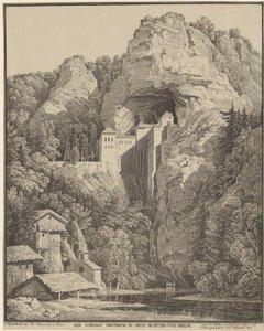 Schloss Predjama von Karl Friedrich Schinkel