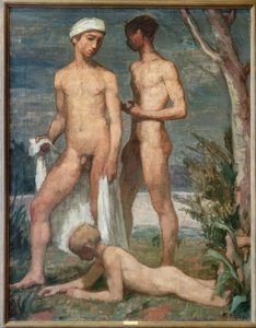 Drei badende Jünglinge von Karl Hofer