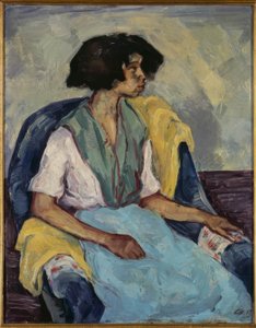 Zigeunerin von Karl Hofer