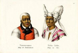 Tammeamea 1., König von Hawaii, 1824