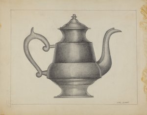 Zinnteekanne von Karl Joubert