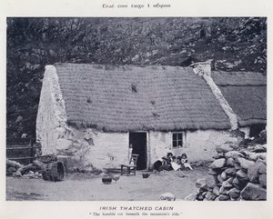 Irische Strohhütte