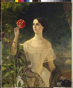 Porträt der Gräfin Sophia Bobrinskaya, geborene Samoylova (1797-1866) von Karl Pavlovich Bryullov