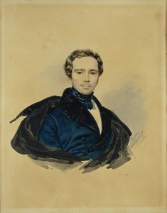 Porträt von Graf Fjodor Fjodorowitsch Golizyn 1794-1854, 1833 von Karl Pavlovich Bryullov