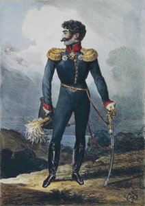 Porträt von Prinz Valerian Grigoryevich Madatov 1782-1829, 1822