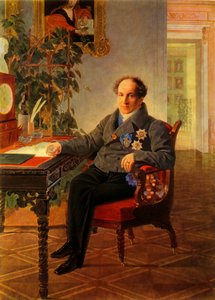 Porträt des Staatsmannes Alexandr Nikolajewitsch Golizyn von Karl Pavlovich Bryullov