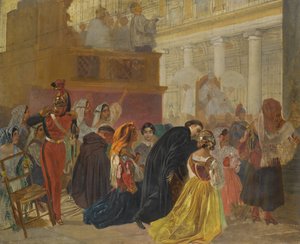 Die Rückkehr von Papst Pius IX. nach Rom